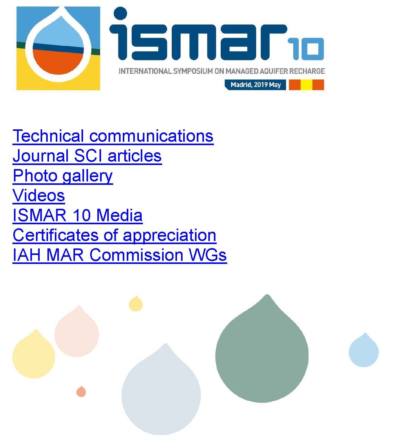 Tras la clausura de la Web ISMAR10.net, los principales resultados se han trasladado a dinamar.tragsa.es